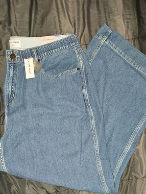 Lane Bryant Light Blue High-Rise Wide Leg Jeans